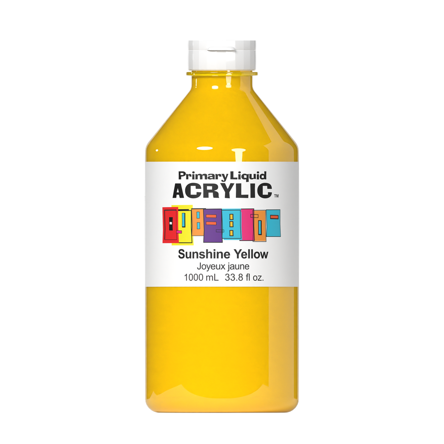 Primary Liquid Acrylic - Sunshine Yellow