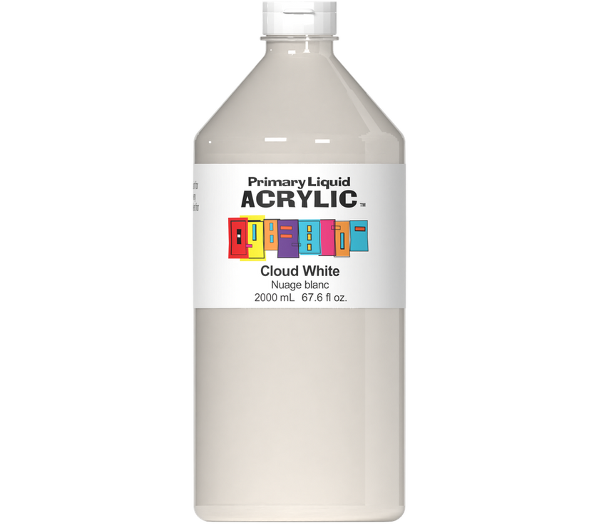 Primary Liquid Acrylic - Cloud White - Art Noise