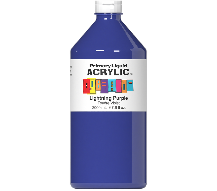 Primary Liquid Acrylic - Lightning Purple - Art Noise