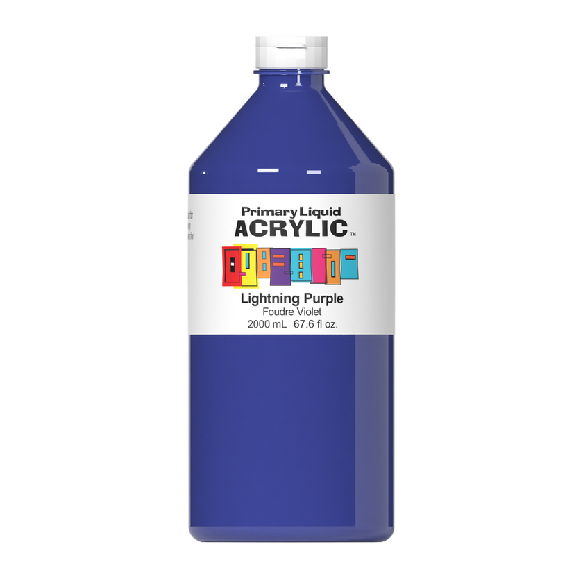 Primary Liquid Acrylic - Lightning Purple - Art Noise