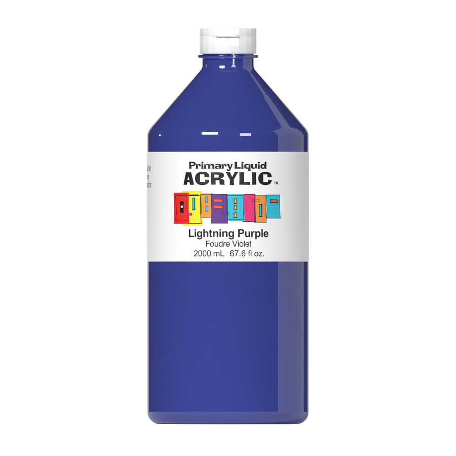 Primary Liquid Acrylic - Lightning Purple - Art Noise