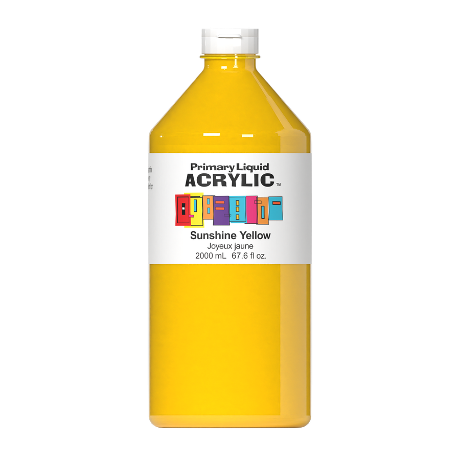 Primary Liquid Acrylic - Sunshine Yellow