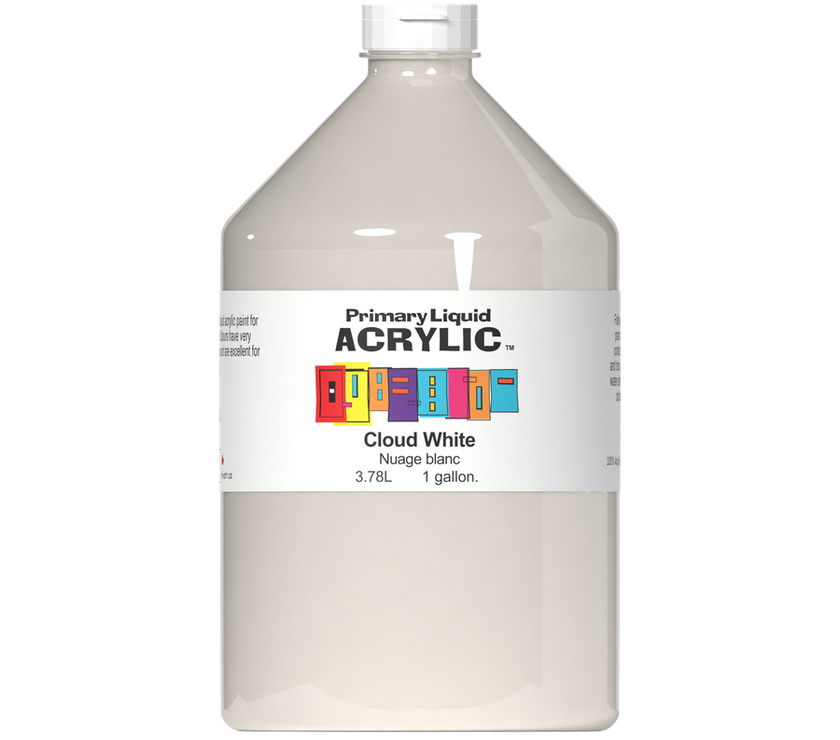 Primary Liquid Acrylic - Cloud White - Art Noise