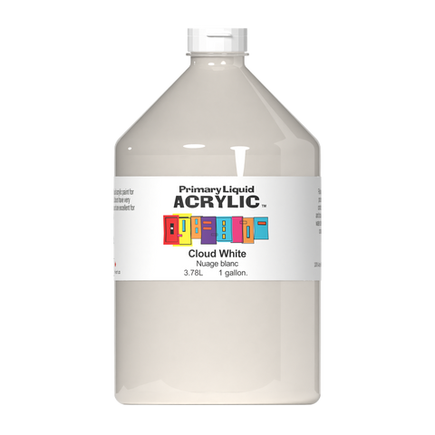 Primary Liquid Acrylic - Cloud White - Art Noise