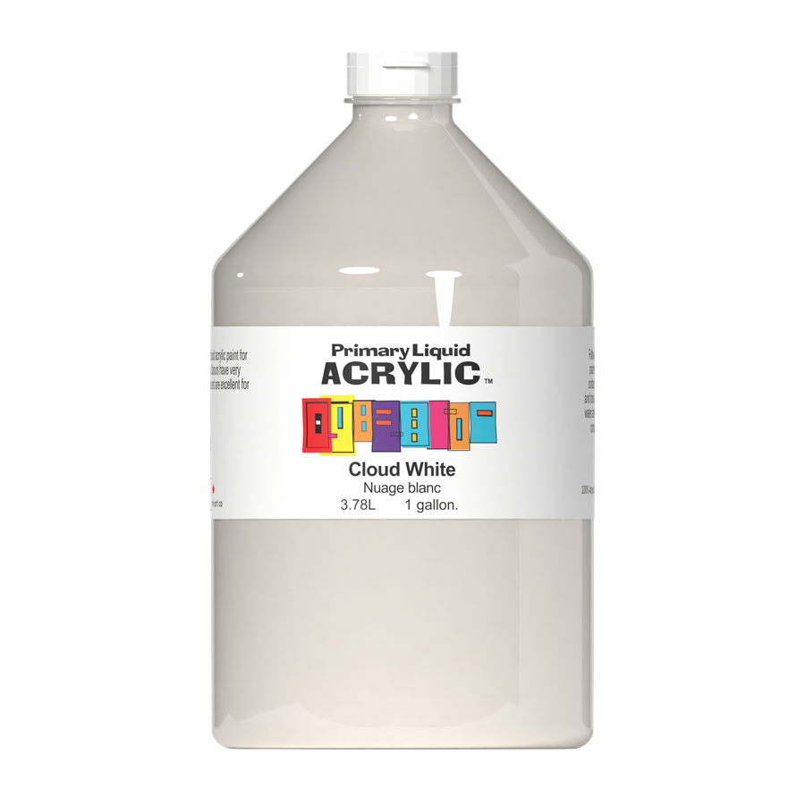 Primary Liquid Acrylic - Cloud White - Art Noise