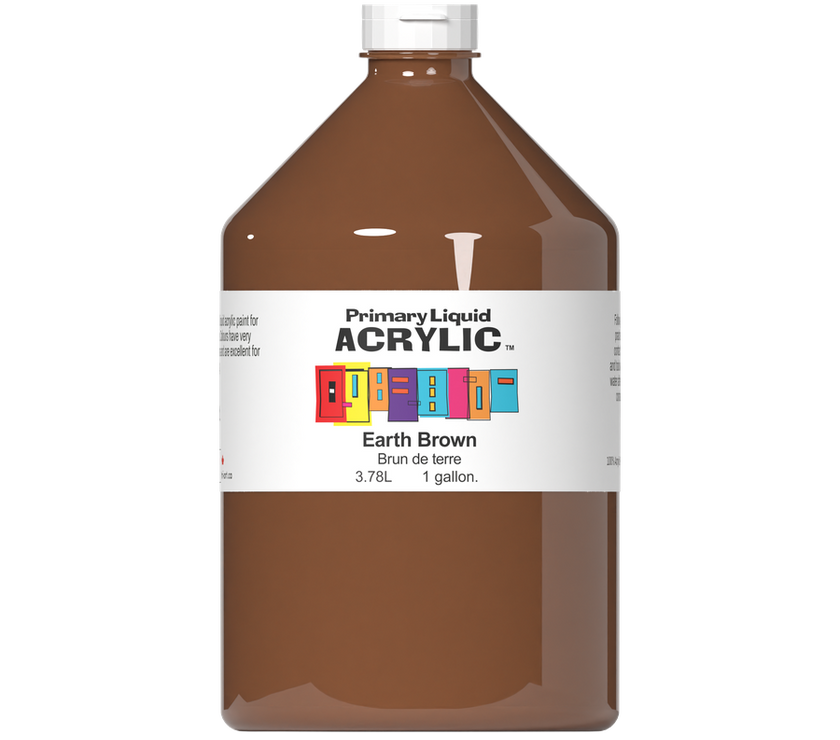 Primary Liquid Acrylic - Earth Brown - Art Noise