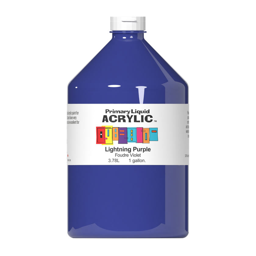 Primary Liquid Acrylic - Lightning Purple - Art Noise