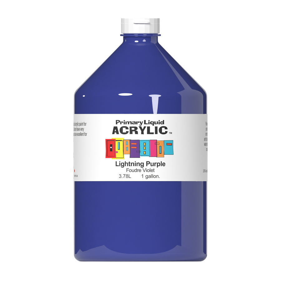 Primary Liquid Acrylic - Lightning Purple - Art Noise