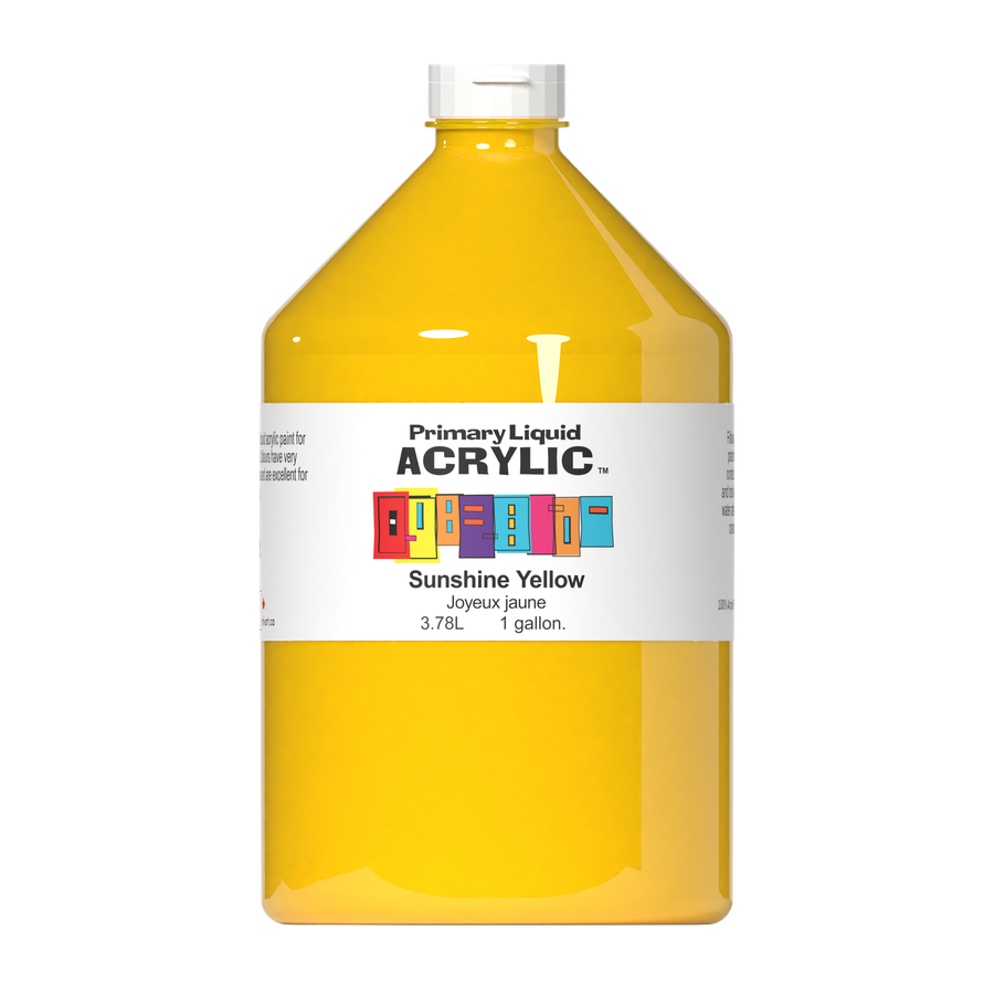 Primary Liquid Acrylic - Sunshine Yellow - Art Noise