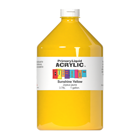 Primary Liquid Acrylic - Sunshine Yellow - Art Noise