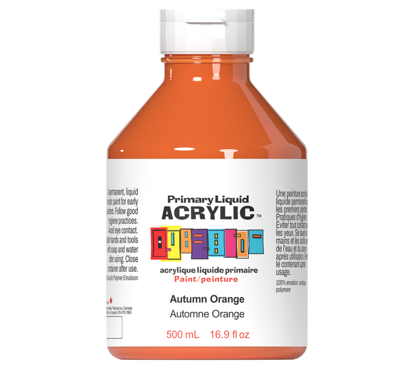 Primary Liquid Acrylic - Autumn Orange - Art Noise
