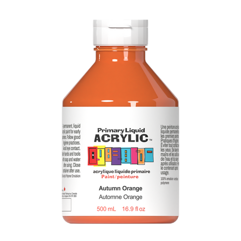 Primary Liquid Acrylic - Autumn Orange - Art Noise