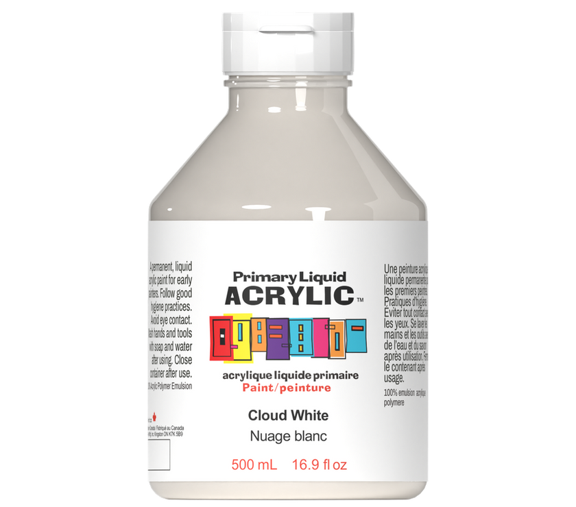 Primary Liquid Acrylic - Cloud White - Art Noise
