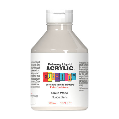 Primary Liquid Acrylic - Cloud White - Art Noise