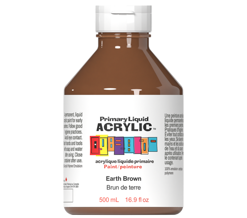 Primary Liquid Acrylic - Earth Brown - Art Noise