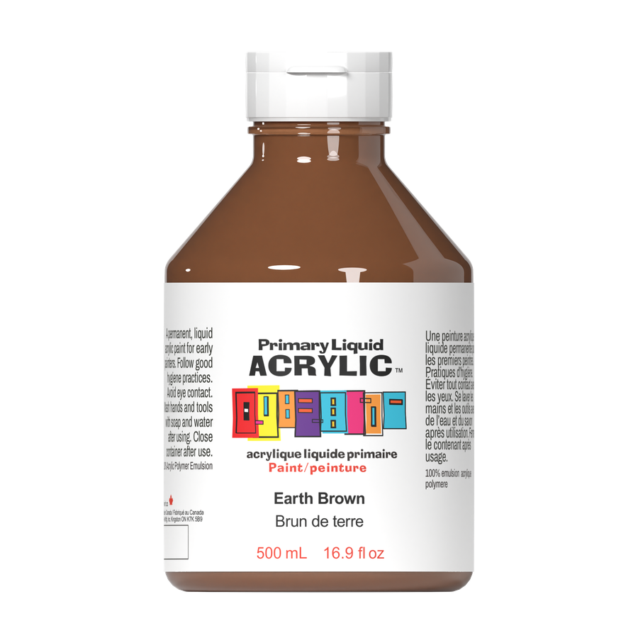 Primary Liquid Acrylic - Earth Brown