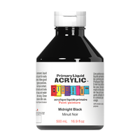 Primary Liquid Acrylic - Midnight Black - Art Noise