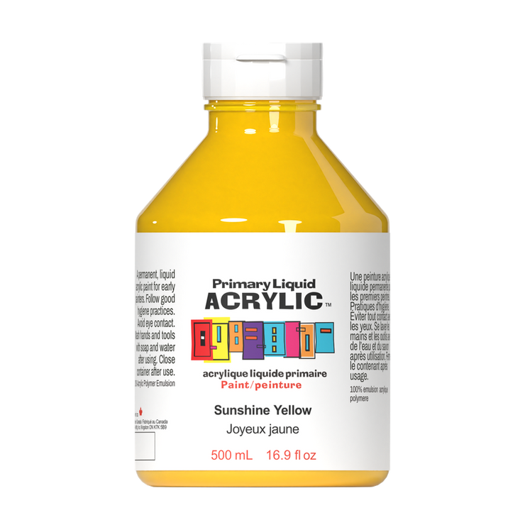 Primary Liquid Acrylic - Sunshine Yellow - Art Noise