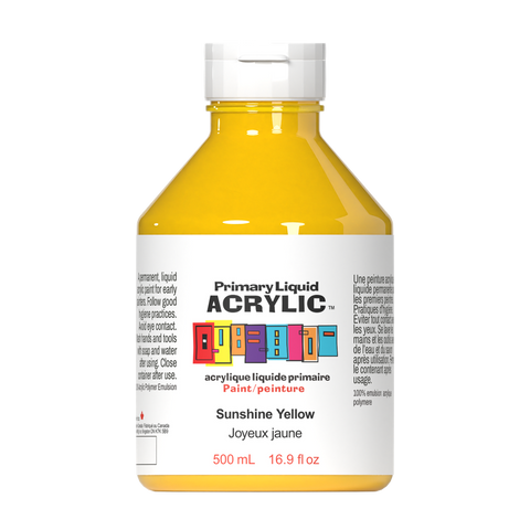 Primary Liquid Acrylic - Sunshine Yellow - Art Noise Primary Liquid Acrylic - Sunshine Yellow Primary Liquid Acrylic Kid's Paint art-noise.myshopify.com primary-liquid-acrylic-sunshine-yellow