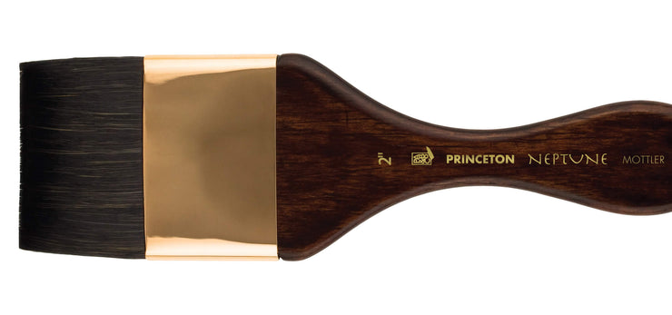 Princeton - Neptune Synthetic Squirrel - Short Handle - Mottler (Super Wash) - Art Noise