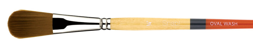 Princeton - Snap! Gold Taklon - Short Handle - Oval Wash - Art Noise