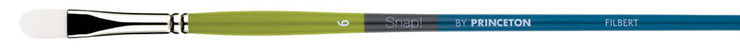 Princeton - Snap! White Taklon - Long Handle - Filbert - Art Noise