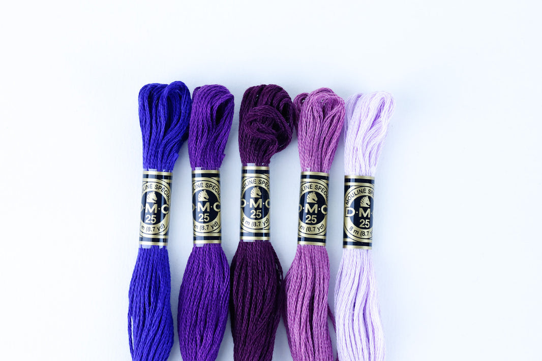 DMC Cotton Embroidery Floss - Violet - Art Noise