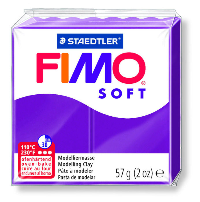 Staedtler-Mars - Modelling Clay Fimo Soft - Purple - Art Noise