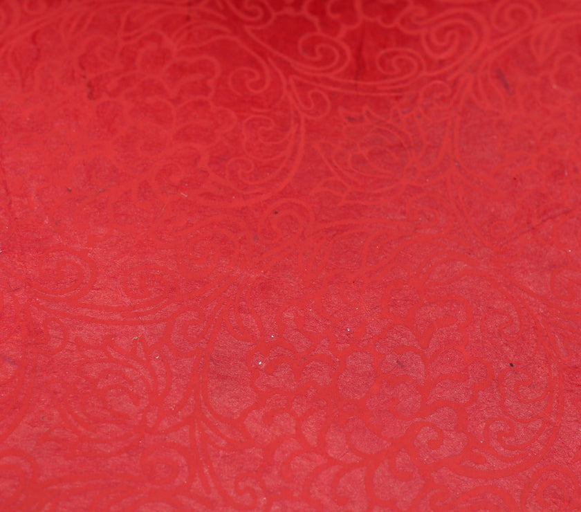 Tibetan Paper & Handicraft - Himalayan Lokta paper - Lotus print - 20x30" - Art Noise