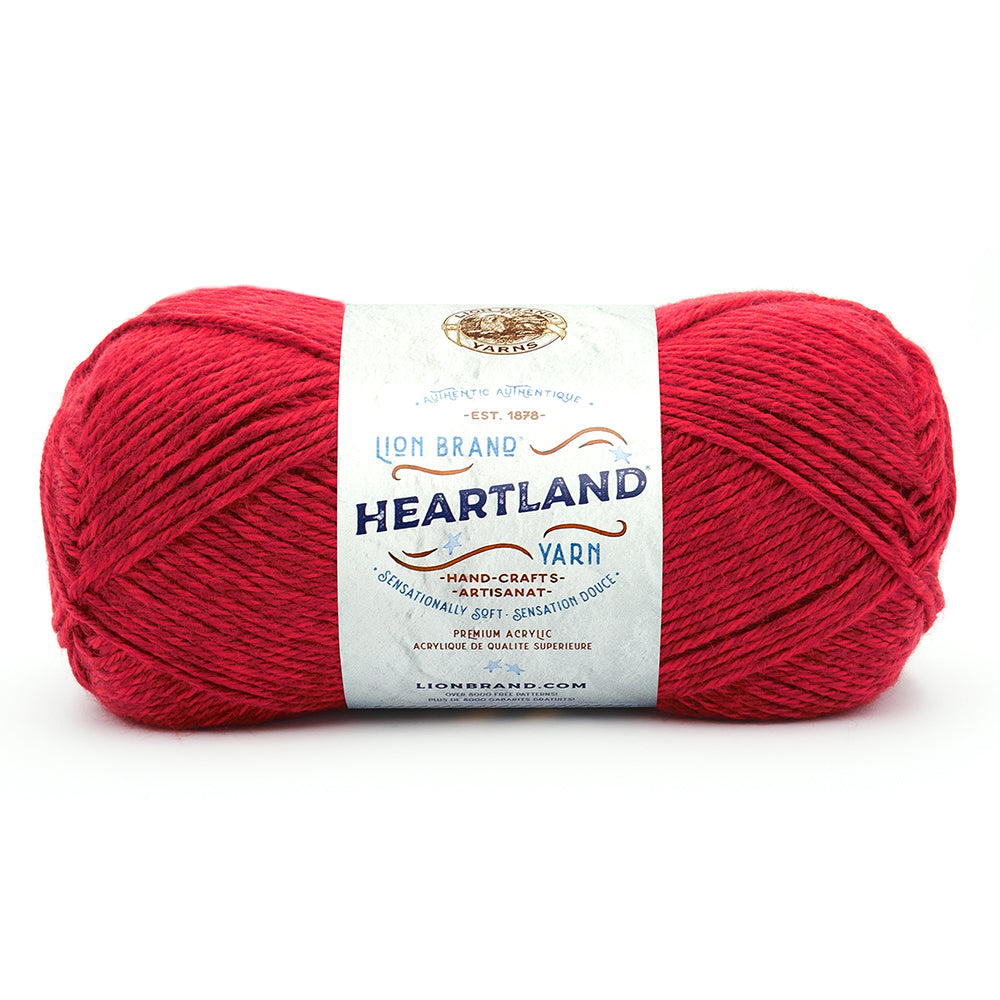 Lion - Heartland Yarn - 142g - Medium 4 - 230m (251yds) - Redwood