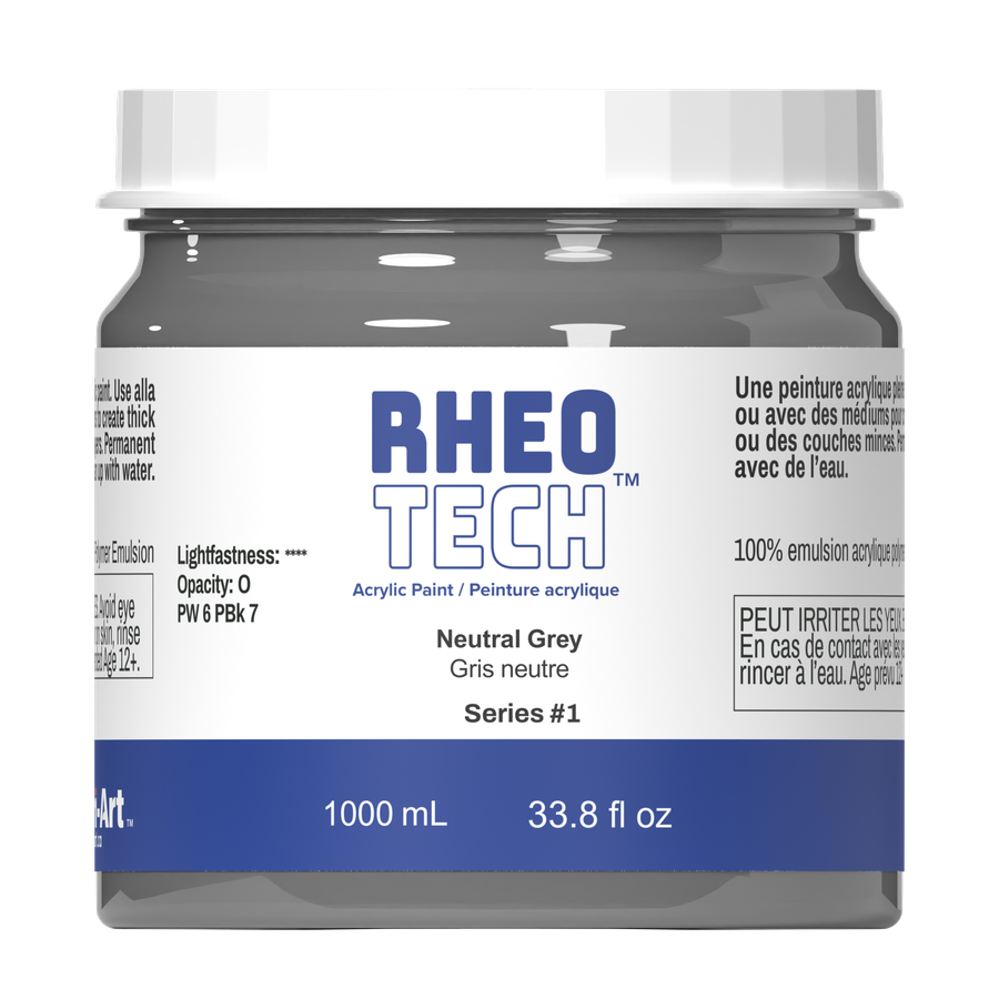 Rheotech - Neutral Grey - Art Noise Rheotech - Neutral Grey Rheotech Rheotech art-noise.myshopify.com rheotech-neutral-grey