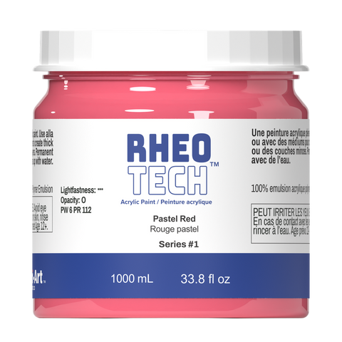 Rheotech - Pastel Red - Art Noise Rheotech - Pastel Red Rheotech Rheotech art-noise.myshopify.com rheotech-pastel-red
