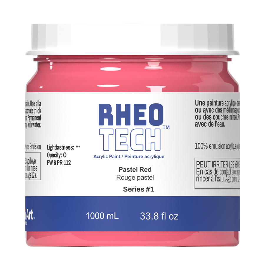 Rheotech - Pastel Red - Art Noise Rheotech - Pastel Red Rheotech Rheotech art-noise.myshopify.com rheotech-pastel-red