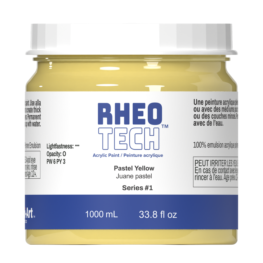 Rheotech - Pastel Yellow - Art Noise Rheotech - Pastel Yellow Rheotech Rheotech art-noise.myshopify.com rheotech-pastel-yellow