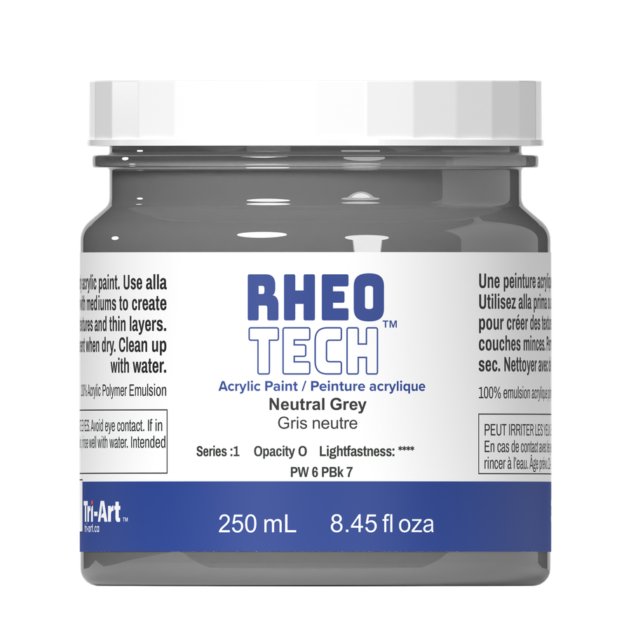 Rheotech - Neutral Grey - Art Noise Rheotech - Neutral Grey Rheotech Rheotech art-noise.myshopify.com rheotech-neutral-grey