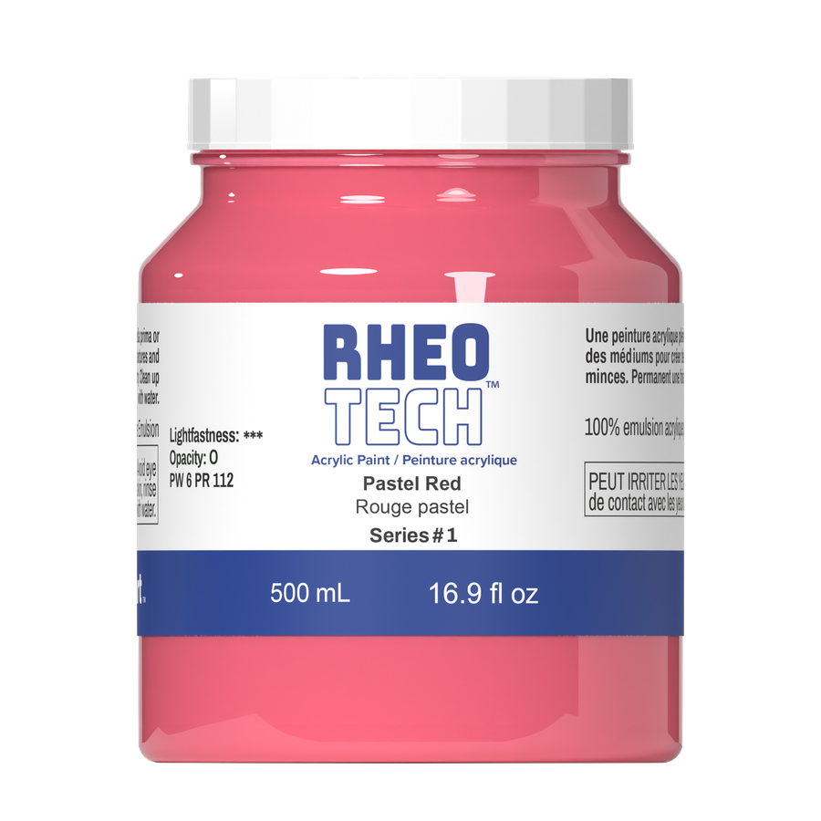Rheotech - Pastel Red - Art Noise Rheotech - Pastel Red Rheotech Rheotech art-noise.myshopify.com rheotech-pastel-red