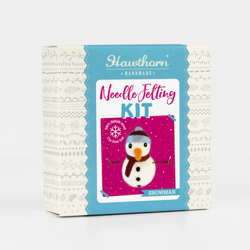 Hawthorn Handmade - Snowman Mini Felting Kit