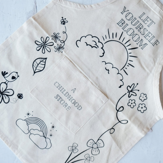 Colour Your Own Artist Apron Kits - Art Noise