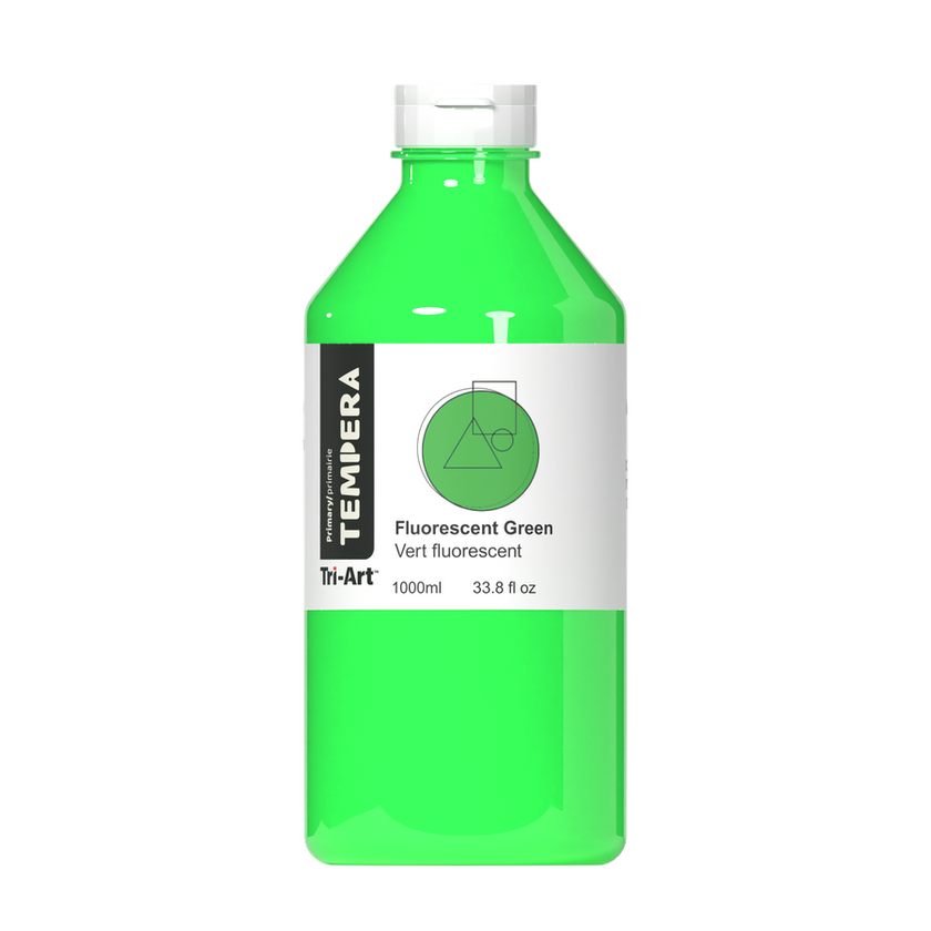 Primary Liquid Tempera - Fluorescent Green - Art Noise