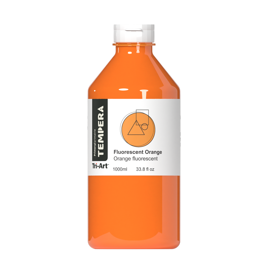 Primary Liquid Tempera - Fluorescent Orange