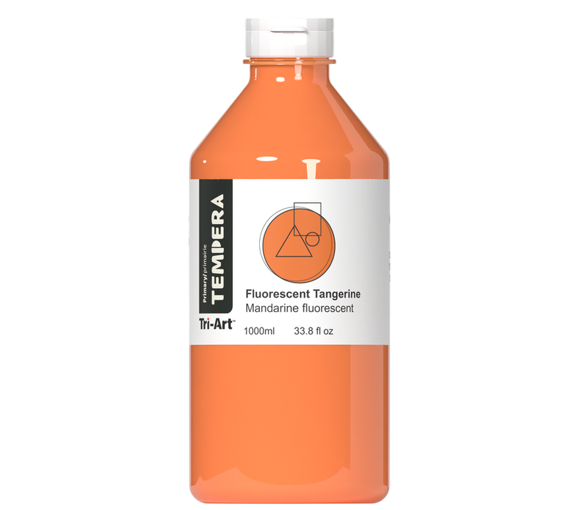 Primary Liquid Tempera - Fluorescent Tangerine - Art Noise