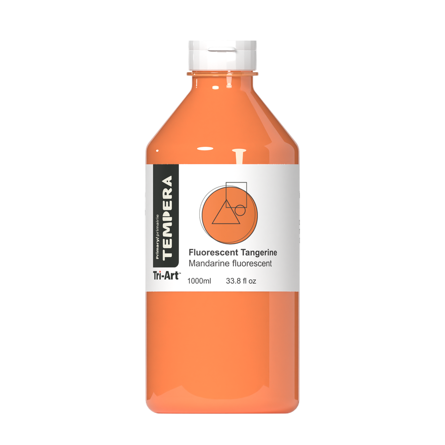 Primary Liquid Tempera - Fluorescent Tangerine - Art Noise