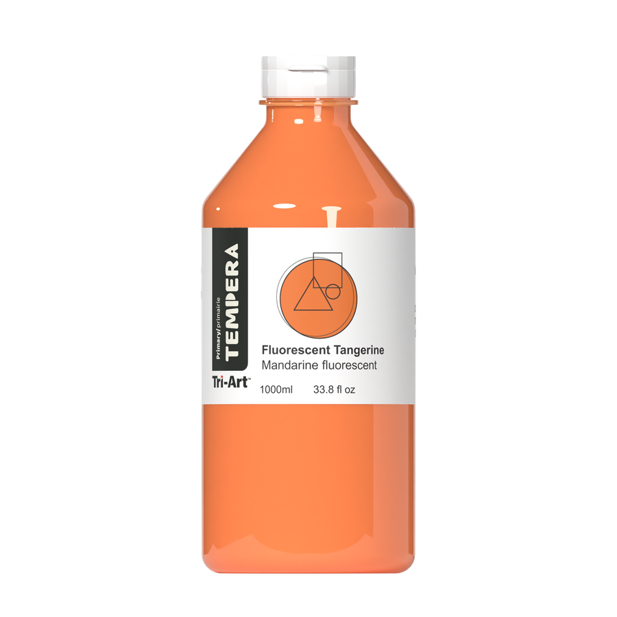 Primary Liquid Tempera - Fluorescent Tangerine