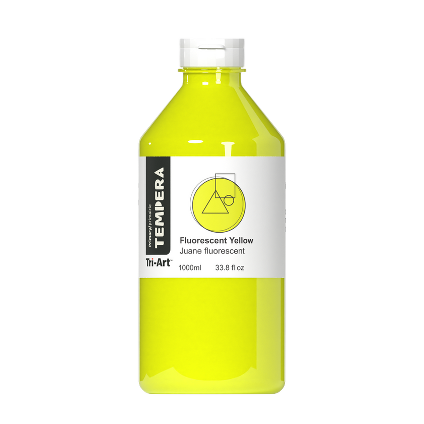 Primary Liquid Tempera - Fluorescent Yellow - Art Noise
