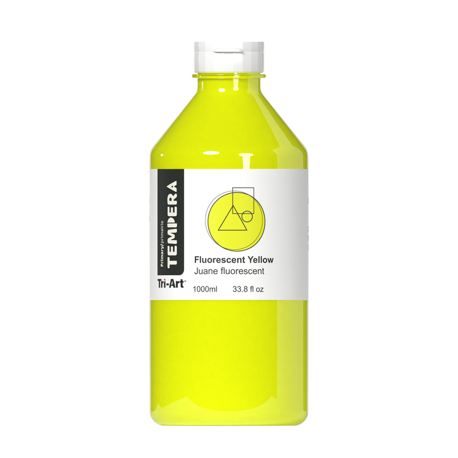 Primary Liquid Tempera - Fluorescent Yellow - Art Noise