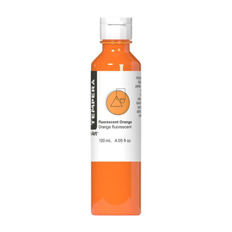 Primary Liquid Tempera - Fluorescent Orange - Art Noise