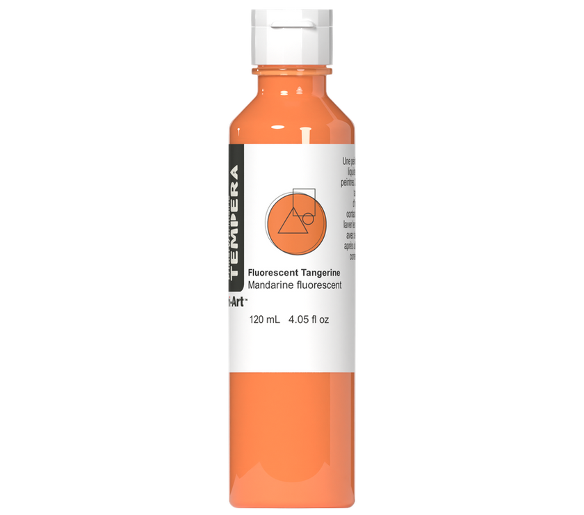 Primary Liquid Tempera - Fluorescent Tangerine - Art Noise