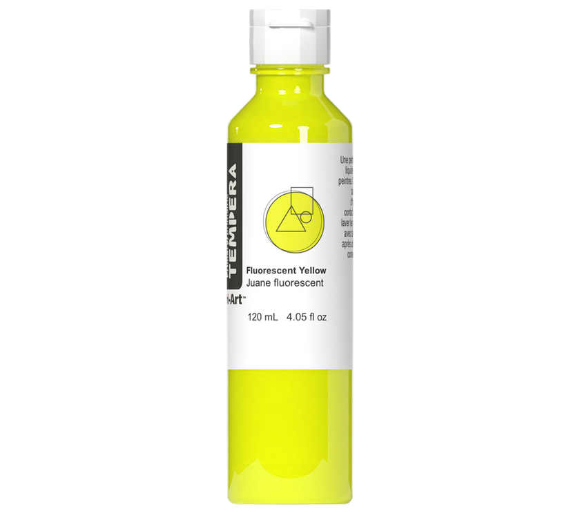Primary Liquid Tempera - Fluorescent Yellow - Art Noise