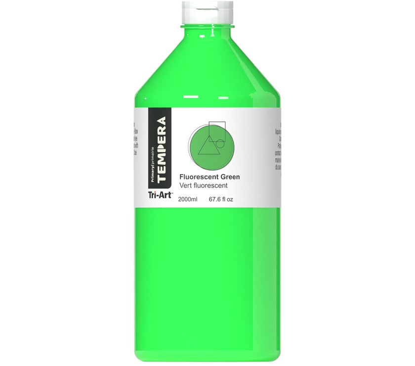 Primary Liquid Tempera - Fluorescent Green - Art Noise