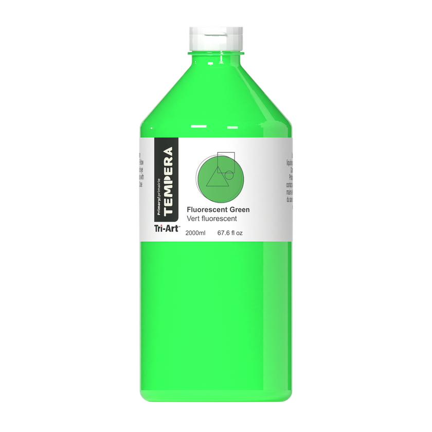 Primary Liquid Tempera - Fluorescent Green - Art Noise